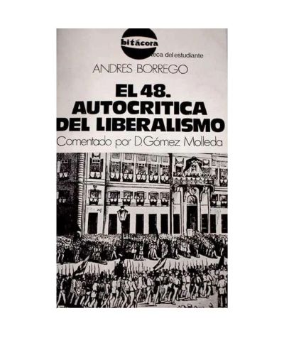 Portada del libro de El 48: autocrítica del liberalismo.