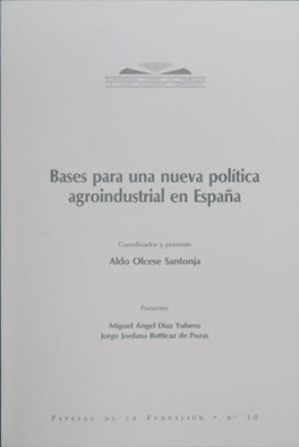 Portada del libro de Bases para una nueva política aeroindustrial en España