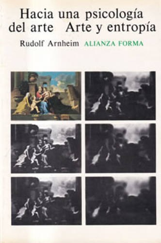 Portada del libro de Hacia una psicología del arte y entropía