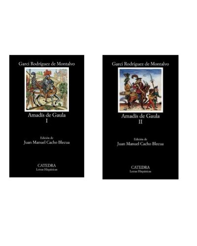 Portada del libro de Amadís de Gaula, I Y II