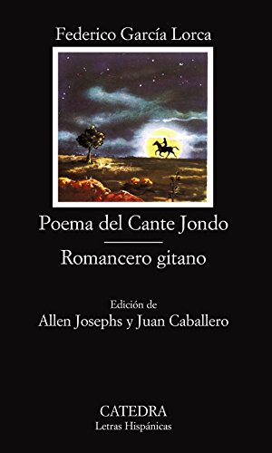 Portada del libro de Poema del Cante Jondo; Romancero gitano