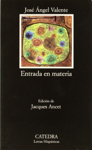 Portada del libro de Entrada en materia