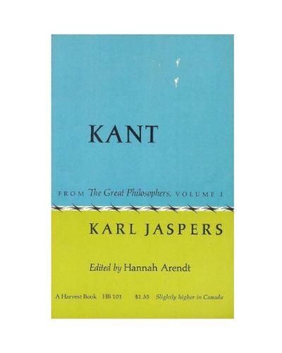 Portada del libro de Kant : Taken from Volume 1 of The Great Philosophers 