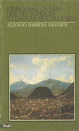 Portada del libro de Heredaras un mar que no conoces y lenguas que no sabes