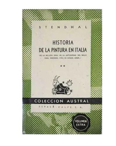 Portada del libro de Historia de la pintura en Italia