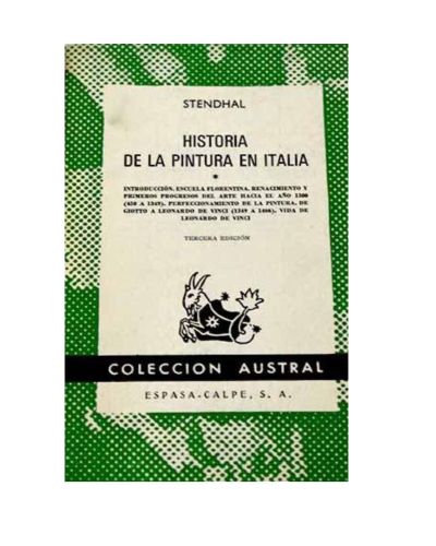Portada del libro de Historia de la pintura en Italia