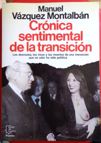 Portada del libro de Crónica sentimental de la transición