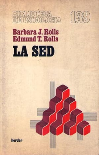 Portada del libro de La sed