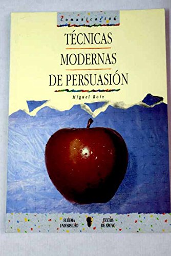 Portada del libro de Técnicas modernas de persuasión