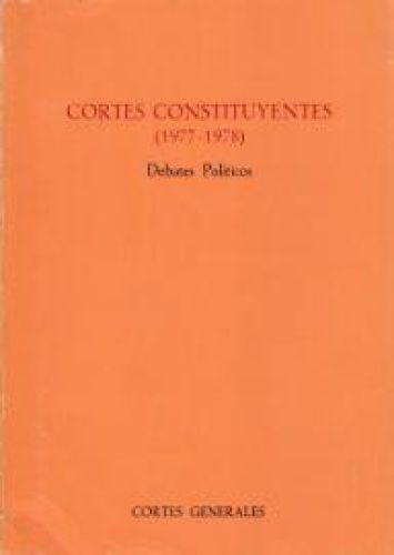 Portada del libro de Cortes Constituyentes (1977-78)