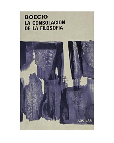 Portada del libro de La consolación de la filosofía