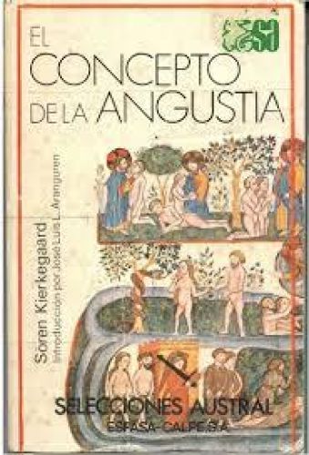 Portada del libro de El Concepto de la angustia