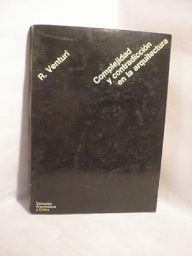 Portada del libro de Complejidad y contradicción en la arquitectura