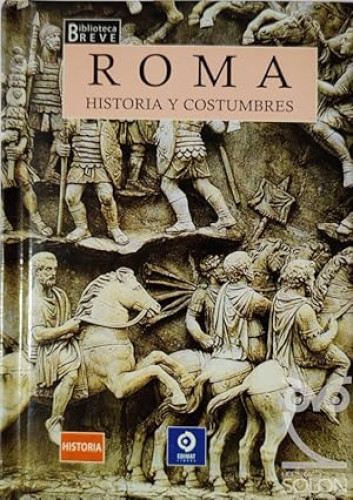 Portada del libro de Roma historia y costumbres