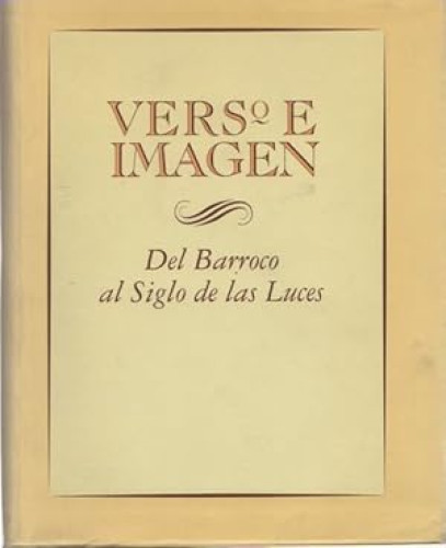 Portada del libro de Verso e imagen