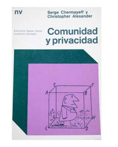 Portada del libro de Comunidad y privacidad: hacia una nueva arquitectura humanística