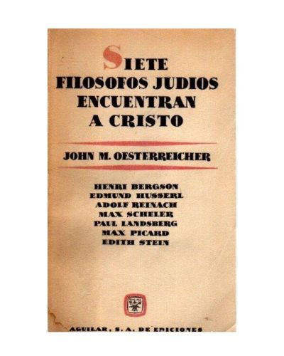 Portada del libro de Siete filósofos judíos encuentran a Cristo