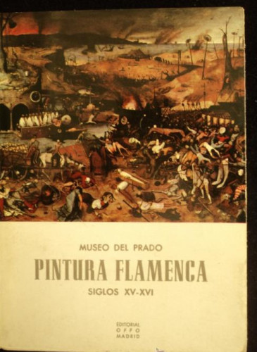 Portada del libro de PINTURA FLAMENCA. SIGLOS XV-XVI. ED. OFFO. 1962 83 PAG