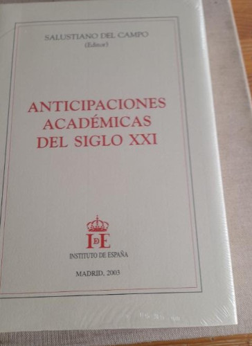 Portada del libro de Anticipaciones Académicas Del Siglo XXI