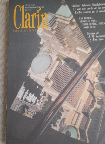 Portada del libro de Clarín. Revista de nueva literatura, nº 28 1999 87pp