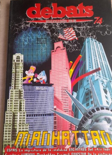 Portada del libro de Debats. Alfonso el Magnanim. manhattannº 74 Otoño-invierno 2001