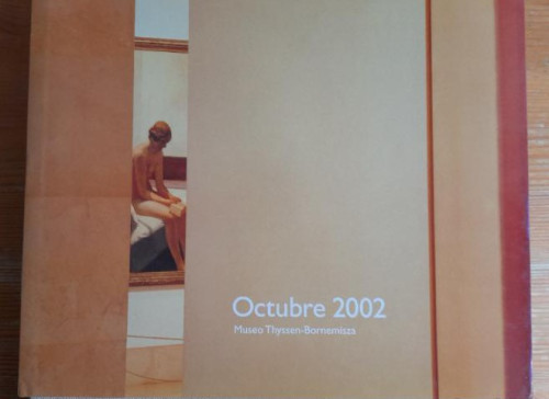 Portada del libro de Octubre 2002 Museo Thyssen bornemisza. Décimo aniversario fotografías de Adrián Tyler