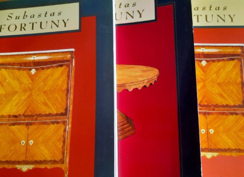 Portada del libro de CATALOGOS revista Subastas Fortuny. 3 VOL.Octubre y noviembre 1989