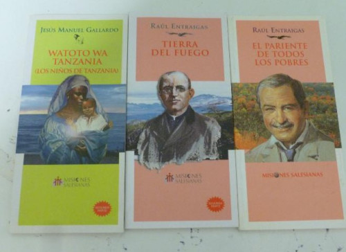 Portada del libro de El pARIENTE DE LOS POBRES. LOS NIÑOS DE TANZANIA.TIERRA FUEGO. MISIONES SALESIANAS.
