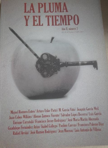 Portada del libro de La Pluma y el Tiempo. Año II. Número 3.