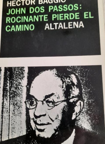 Portada del libro de John dos passos : rocinante pierdeel camino