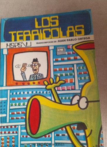 Portada del libro Humor . Los terrícolas Juan Pablo Ortega 1976 173pp DEDICATORIA AUTOR A L.GARCÍA BERLANGA.