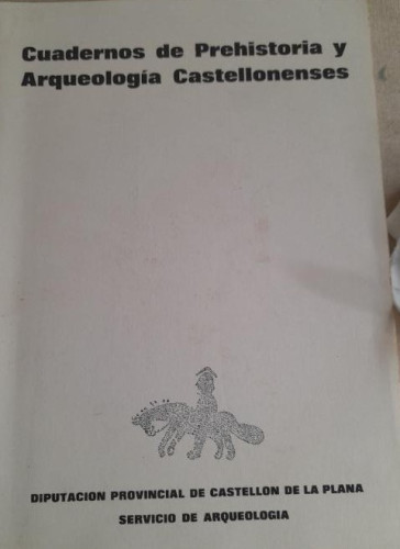 Portada del libro de CUADERNOS DE PREHISTORIA Y ARQUEOLOGÍA CASTELLONENSES Diputación 1980 303pp