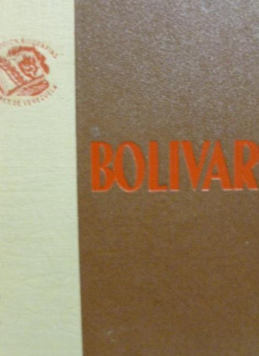 Portada del libro de SIMÓN BOLÍVAR RUMAZO GONZÁLEZ, Alfonso Publicado por Edime, Caracas (1955) 403pp