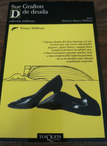 Portada del libro de D de deuda-Grafton, Sue- Editorial Tusquets