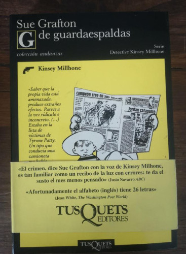 Portada del libro de G de guardaespaldas: 1 (Andanzas)