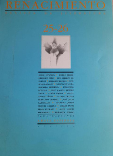 Portada del libro de RENACIMIENTO. REVISTA DE LITERATURA 25-26