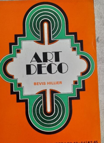 Portada del libro de Art Deco. Bevis Hillier. Dutton Pictureback. 1968 162pp. En inglés