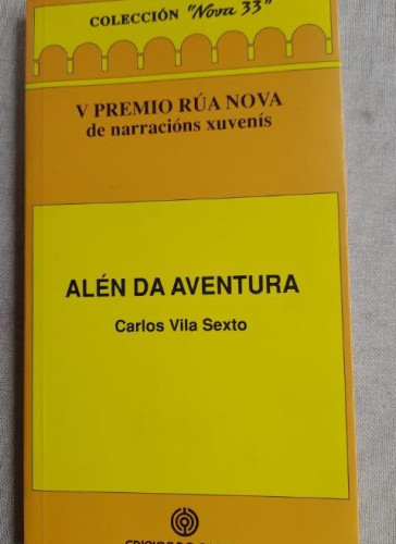 Portada del libro de ALEN DA AVENTURA (edición en gallego) CARLOS VILA SEXTO ED. Do Castro 1992 104pp