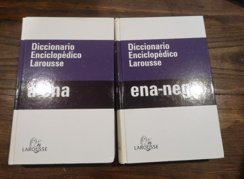 Portada del libro de DICCIONARIO ENCICLOPÉDICO LAROUSSE TOMO A-ENA & ENA-NEG