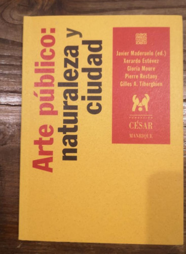 Portada del libro de Arte público : naturaleza y ciudad