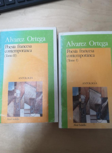 Portada del libro de POESÍA FRANCESA CONTEMPORÁNEA- ÁLVAREZ ORTEGA-EDITORIAL AKAL