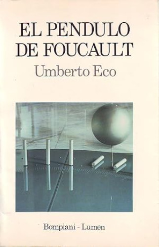Portada del libro de El péndulo de Foucault