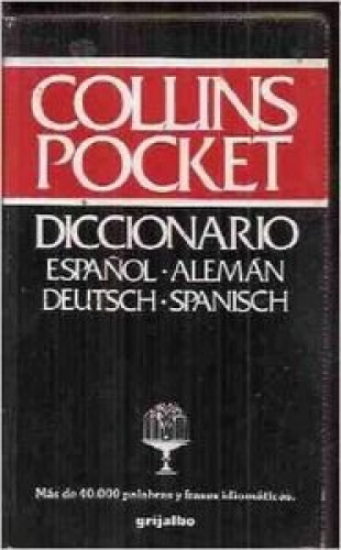 Portada del libro de Diccionario Collins pocket español-alemán, Deutsch-Spanish