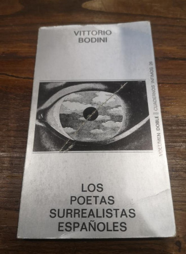 Portada del libro de POETAS SURREALISTAS ESPAÑOLES