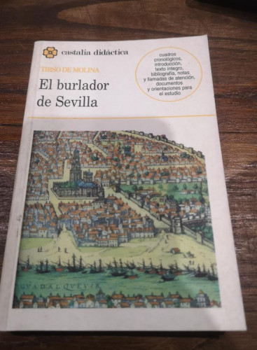 Portada del libro de El burlador de Sevilla- Tirso de Molina- Editorial Castalia