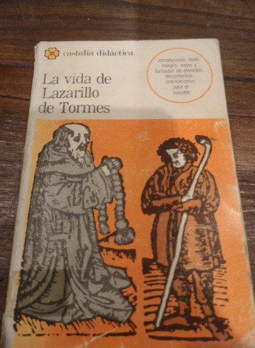 Portada del libro de La vida de Lazarillo de Tormes- Editorial Castalia