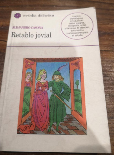 Portada del libro Retablo jovial- Alejandro Casona- Ed Castalia