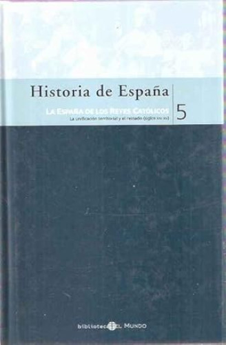 Portada del libro de Historia de España 5. La España de los Reyes Católicos