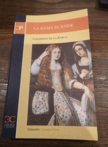 Portada del libro de LA DAMA DUENDE- CALDERÓN DE LA BARCA- ED CASTALIA