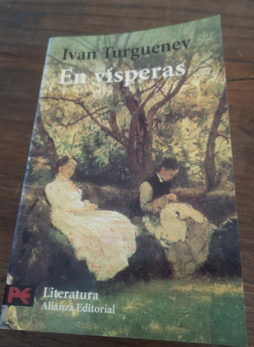 Portada del libro de En vísperas - Turguénev, Iván- Editorial Alianza